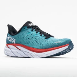 Hoka One One Clifton 8 Men's Real Teal/Aquarelle -Shoes Fashion 046768 5