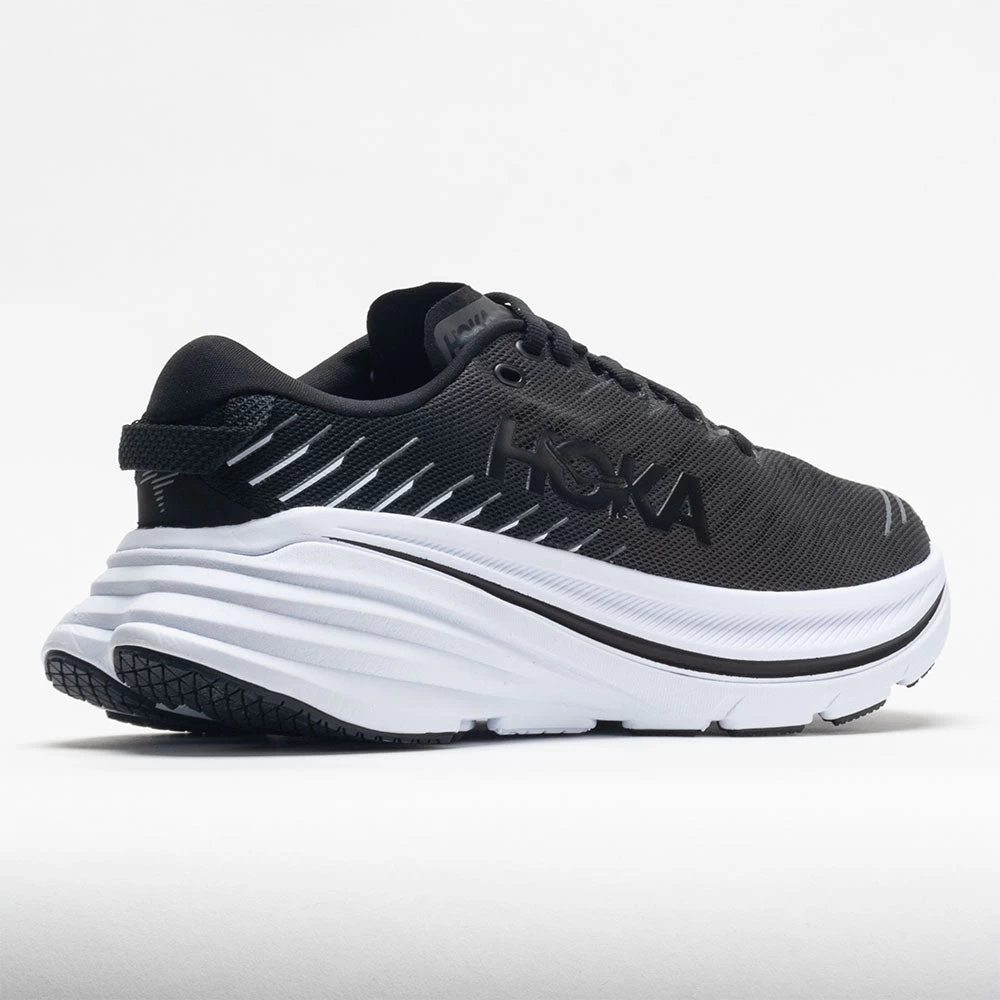 HOKA Bondi X Men's Black/White 6 HOKA Bondi X Men's Black/White - Image 6