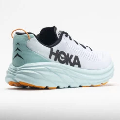 HOKA Rincon 3 Men's White/Blue Glass -Shoes Fashion 047672 6