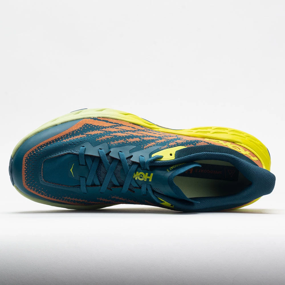 HOKA Speedgoat 5 Men's Blue Coral/Evening Primrose 3 HOKA Speedgoat 5 Men's Blue Coral/Evening Primrose - Image 3