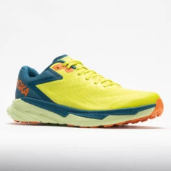 HOKA Zinal Men's Evening Primrose/Blue Coral -Shoes Fashion 047742 5