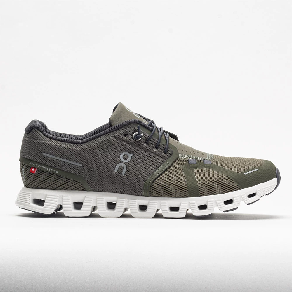 On Running On Cloud 5 Men's Olive/White 1 On Running On Cloud 5 Men's Olive/White