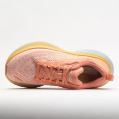 HOKA Bondi 8 Women's Shell Coral/Peach Parfait 8 HOKA Bondi 8 Women's Shell Coral/Peach Parfait -Shoes Fashion 048475 2