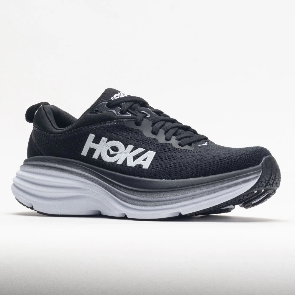 HOKA Bondi 8 Women's Black/White 5 HOKA Bondi 8 Women's Black/White - Image 5