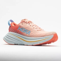 HOKA Bondi X Women's Camellia/Peach Parfait -Shoes Fashion 048537 5