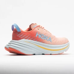 HOKA Bondi X Women's Camellia/Peach Parfait -Shoes Fashion 048537 6