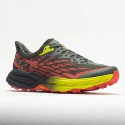 HOKA Speedgoat 5 Men's Thyme/Fiesta -Shoes Fashion 048562 5