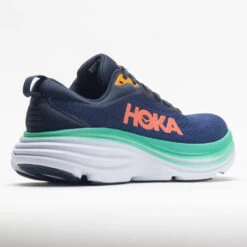 HOKA Bondi 8 Women's Outer Space/Bellwether Blue -Shoes Fashion 048612 6