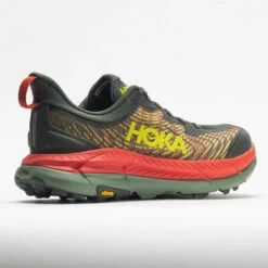 HOKA Mafate Speed 4 Men's Thyme/Fiesta -Shoes Fashion 048635 6