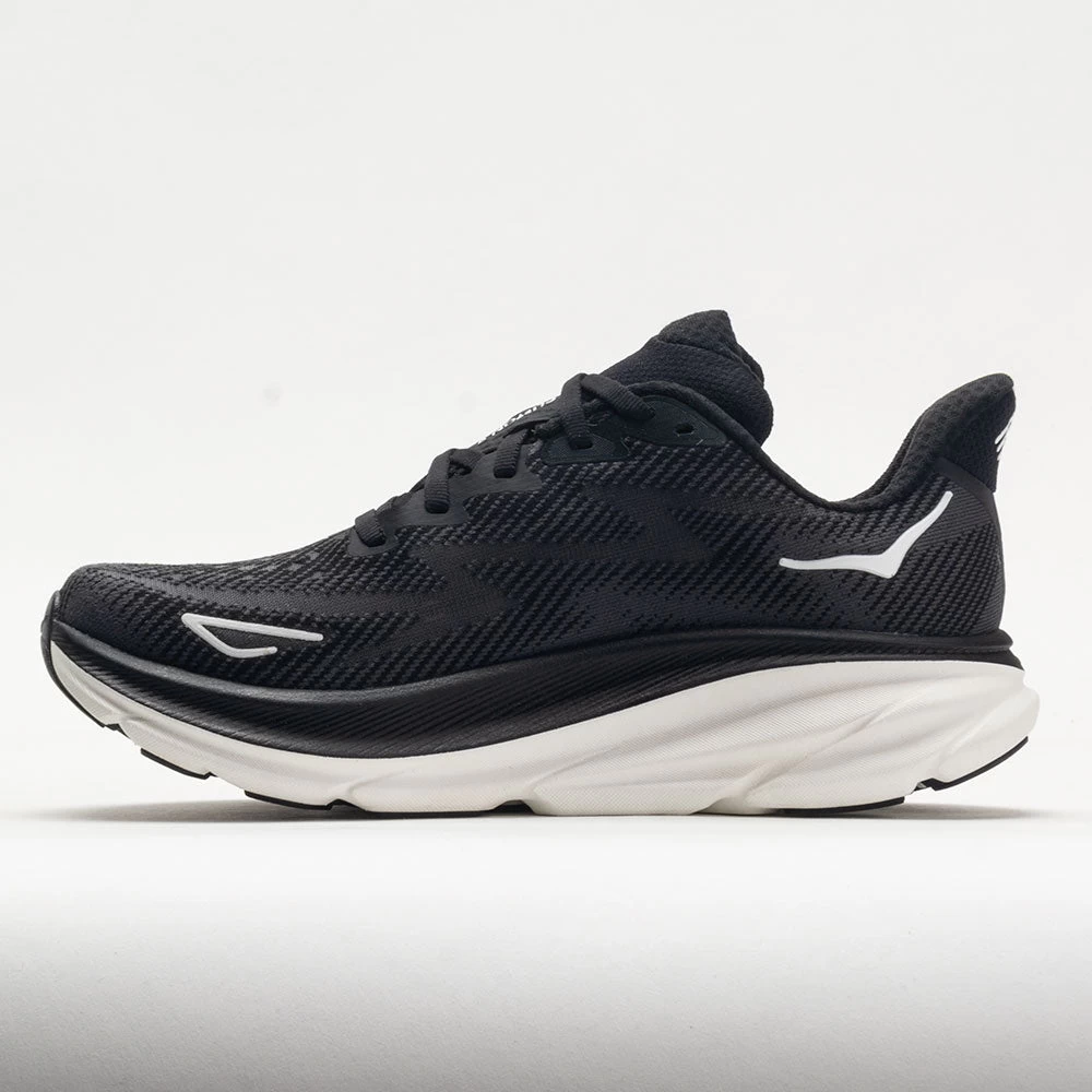 HOKA Clifton 9 Women's Black/White 2 HOKA Clifton 9 Women's Black/White - Image 2