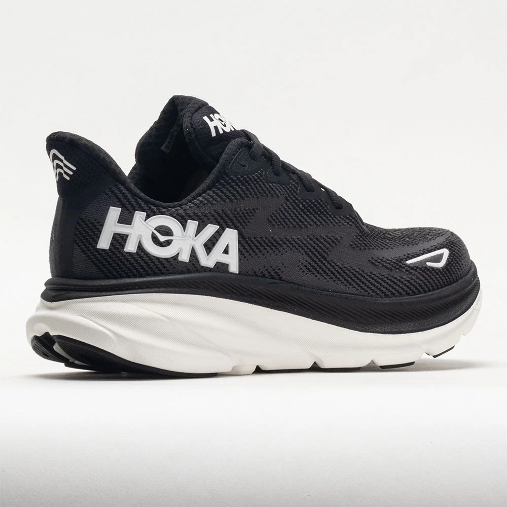HOKA Clifton 9 Women's Black/White 6 HOKA Clifton 9 Women's Black/White - Image 6