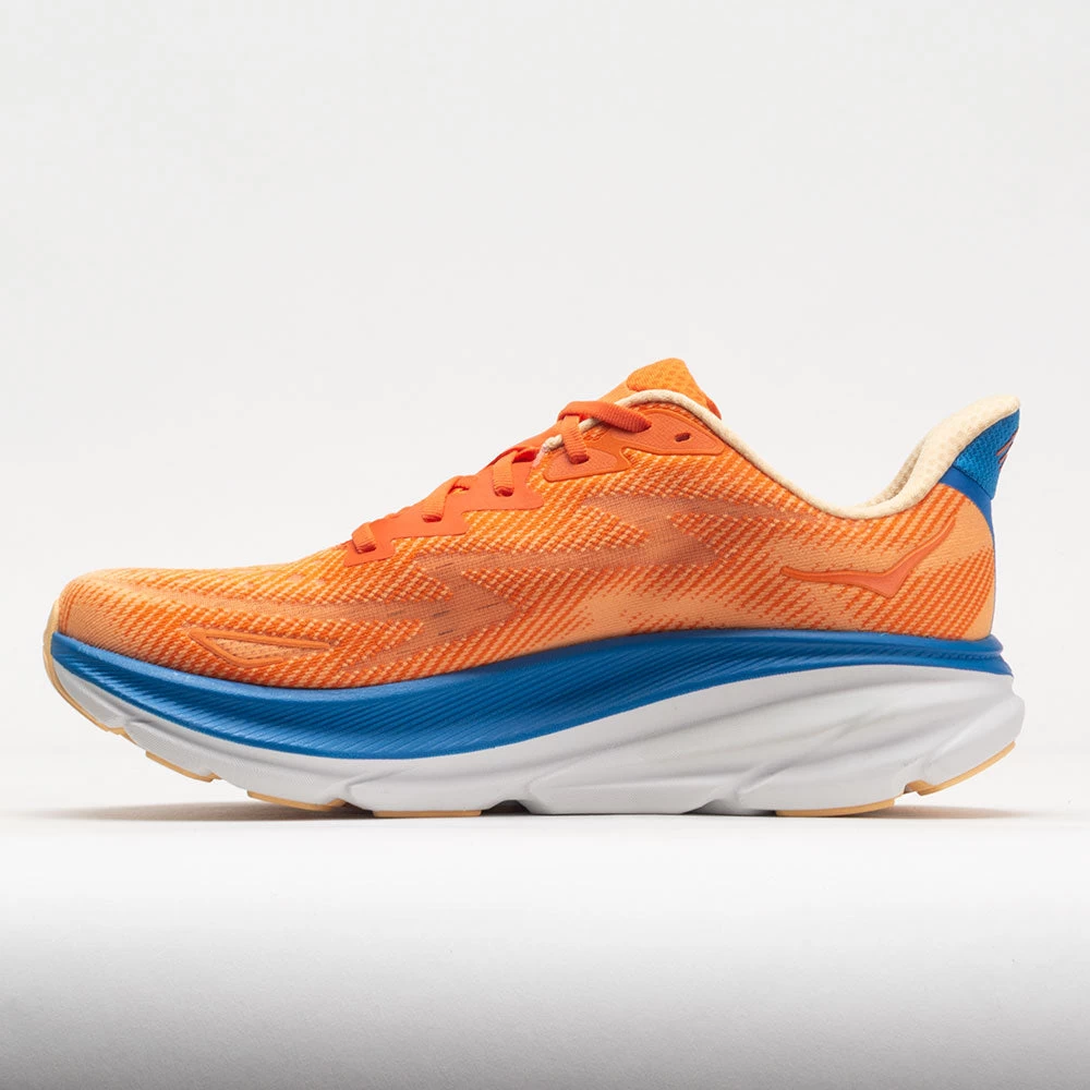HOKA Clifton 9 Men's Vibrant Orange/Impala 2 HOKA Clifton 9 Men's Vibrant Orange/Impala - Image 2