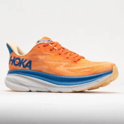 HOKA Clifton 9 Men's Vibrant Orange/Impala 10 HOKA Clifton 9 Men's Vibrant Orange/Impala -Shoes Fashion 049211 5
