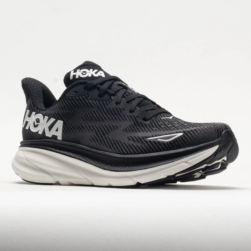 HOKA Clifton 9 Men's Black/White 5 HOKA Clifton 9 Men's Black/White - Image 5