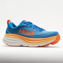 HOKA Bondi 8 Men's Coastal Sky/Vibrant Orange -Shoes Fashion 049225 5