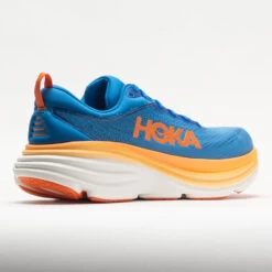 HOKA Bondi 8 Men's Coastal Sky/Vibrant Orange -Shoes Fashion 049225 6