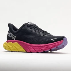 HOKA Arahi 6 Women's Black/Pink Yarrow -Shoes Fashion 049237 5