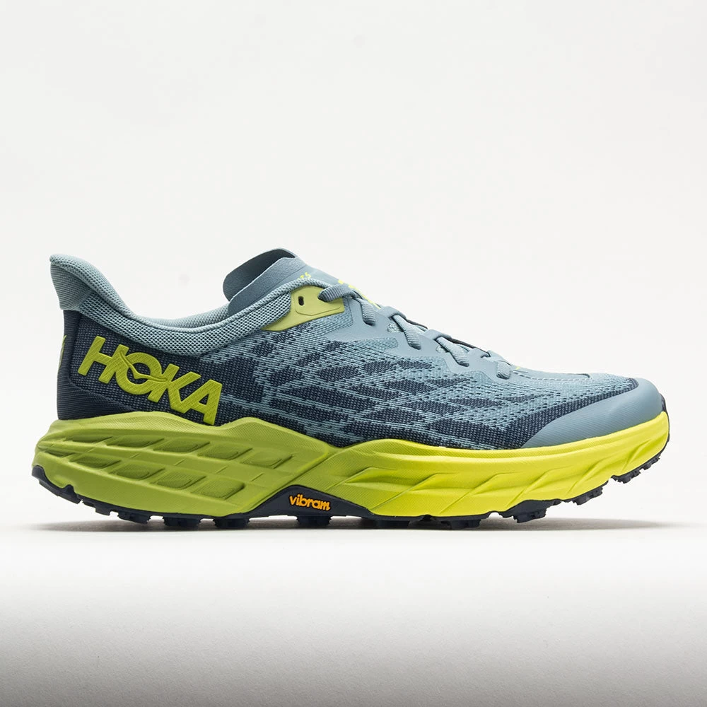 HOKA Speedgoat 5 Men's Stone Blue/Dark Citron 1 HOKA Speedgoat 5 Men's Stone Blue/Dark Citron