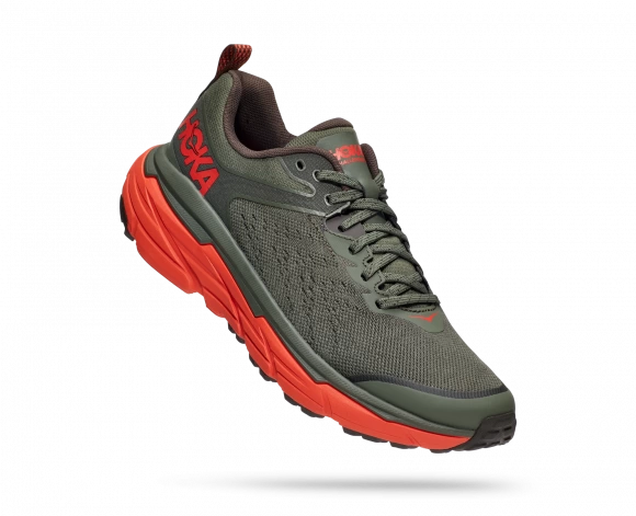 Hoka One One HOKA Men's Challenger 6 In Thyme/Fiesta 1 Hoka One One HOKA Men's Challenger 6 In Thyme/Fiesta