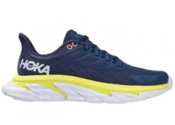Hoka One One HOKA Women's Clifton Edge Shoes In Blue/Yellow