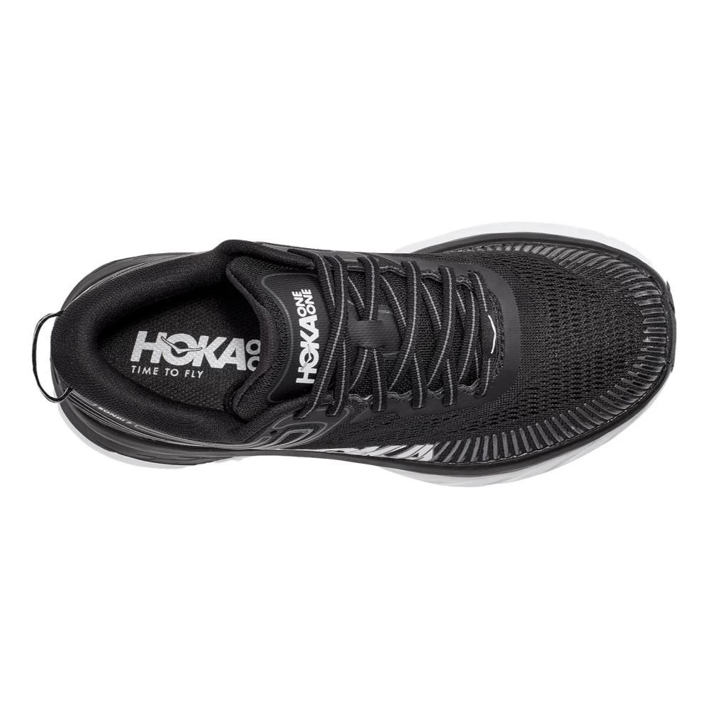 Men's HOKA Bondi 7 - 1110518-BWHT 4 Men's HOKA Bondi 7 - 1110518-BWHT - Image 4