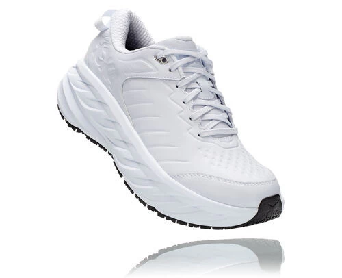 Hoka One One White Bondi SR Sneakers 1 Hoka One One White Bondi SR Sneakers