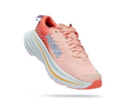 Hoka One One HOKA Women's Bondi X Shoes In Camellia/Peach Parfait