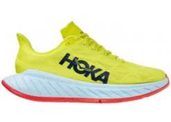 Hoka One One HOKA Women's Carbon X 2 Shoes In Evening Primrose/Fiesta