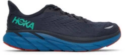 Hoka One One HOKA Men's Clifton 8 In Outer Space/Vallarta Blue