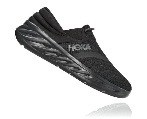 Hoka One One HOKA Men's Ora Recovery Shoes 2 In Black/Black 1 Hoka One One HOKA Men's Ora Recovery Shoes 2 In Black/Black