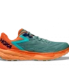 Hoka One One HOKA Men's Zinal All-Terrain Running Shoes In Trellis/Vibrant Orange