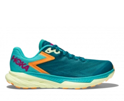 Hoka One One HOKA Women's Zinal All-Terrain Running Shoes In Deep Lake/Ceramic