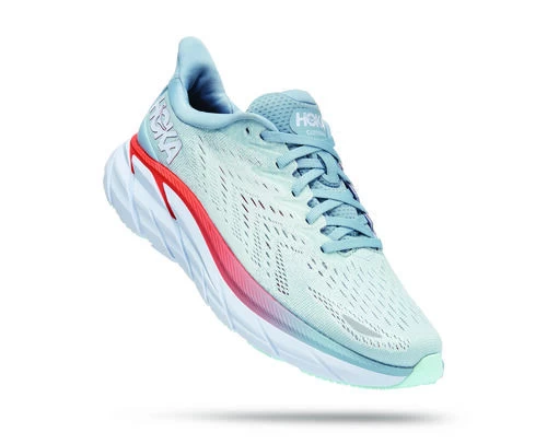 Hoka One One HOKA Clifton 8 Chaussures De Route Pour Femmes En Blue Fog/Plein Air 1 Hoka One One HOKA Clifton 8 Chaussures De Route Pour Femmes En Blue Fog/Plein Air