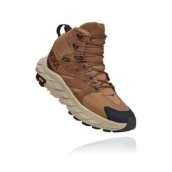 Hoka One One HOKA Men's Anacapa Mid Gore-Tex Hiking Shoes In Otter/Black