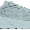 Hoka One One HOKA Clifton L Suede Shoes In Grey Mist/Misty Blue
