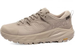 Hoka One One HOKA Kaha Low Gore-Tex Running Shoes In Simply Taupe/Bungee Cord