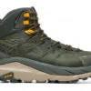 Hoka One One HOKA Men's Kaha 2 Gore-Tex Hiking Shoes In Duffel Bag/Radiant Yellow