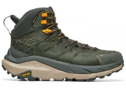 Hoka One One HOKA Men's Kaha 2 Gore-Tex Hiking Shoes In Duffel Bag/Radiant Yellow