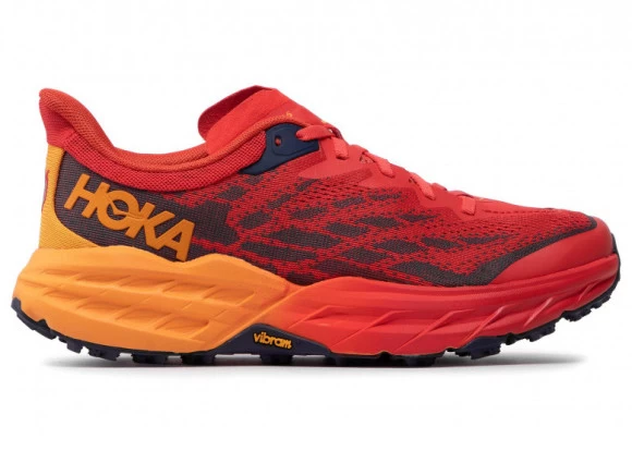 Hoka One One HOKA Men's Speedgoat 5 All-Terrain Running Shoes In Fiesta/Radiant Yellow 1 Hoka One One HOKA Men's Speedgoat 5 All-Terrain Running Shoes In Fiesta/Radiant Yellow