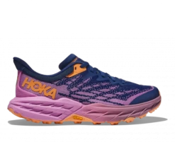 Hoka One One HOKA Women's Speedgoat 5 Hiking Shoes In Bellwether Blue/Cyclamen