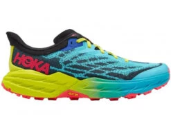 Hoka One One HOKA Women's Speedgoat 5 Hiking Shoes In Scuba Blue/Black