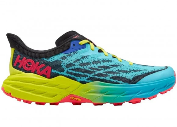 Hoka One One HOKA Women's Speedgoat 5 Hiking Shoes In Scuba Blue/Black 1 Hoka One One HOKA Women's Speedgoat 5 Hiking Shoes In Scuba Blue/Black