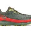 Hoka One One HOKA Men's Tecton X Trail Running Shoes In Thyme/Fiesta