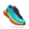 Hoka One One HOKA Women's Tecton X Running Shoes In Scuba Blue/Diva Pink