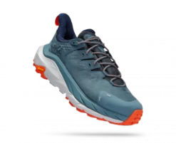 Hoka One One HOKA Men's Kaha 2 Low GORE-TEX Hiking Shoes In Goblin Blue/Harbor Mist