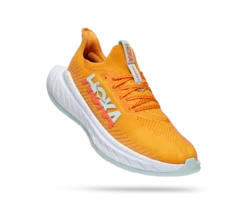 Hoka One One HOKA Women's Carbon X 3 Shoes In Radiant Yellow/Camellia