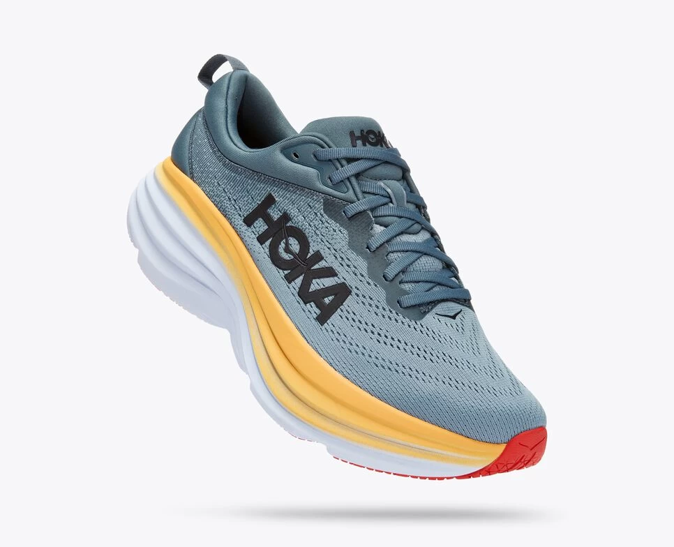 Men's HOKA Bondi 8 (Wide-2E)-1127953-GBMS 2 Men's HOKA Bondi 8 (Wide-2E)-1127953-GBMS - Image 2