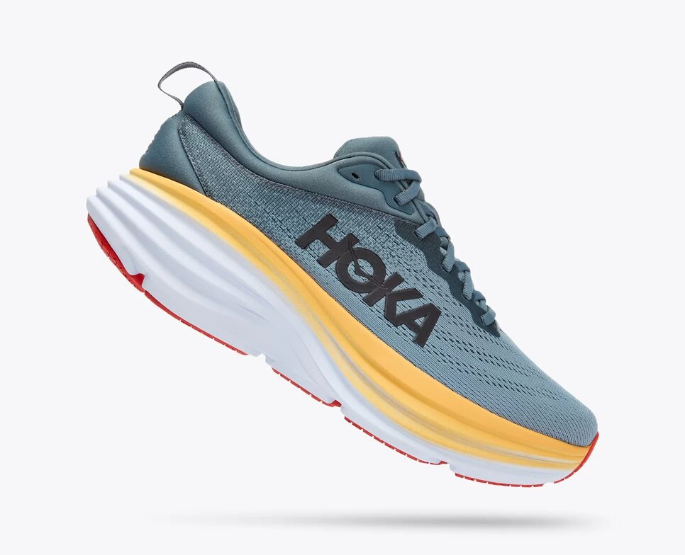 Men's HOKA Bondi 8 (Wide-2E)-1127953-GBMS 3 Men's HOKA Bondi 8 (Wide-2E)-1127953-GBMS - Image 3