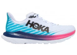 Hoka One One HOKA Men's Mach Shoes 5 In White/Scuba Blue