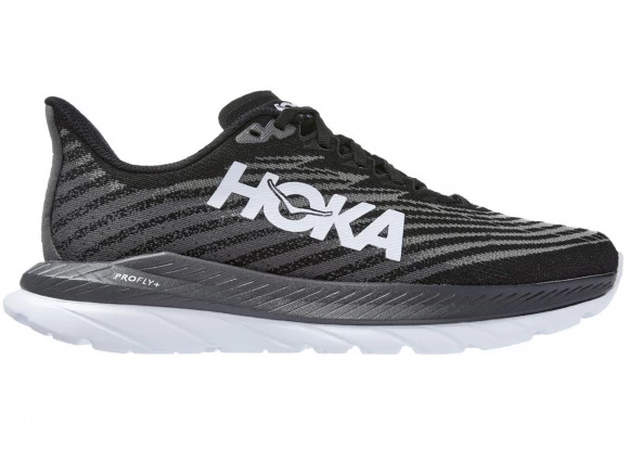 Hoka One One HOKA Women's Mach Shoes 5 In Black/Castlerock 1 Hoka One One HOKA Women's Mach Shoes 5 In Black/Castlerock